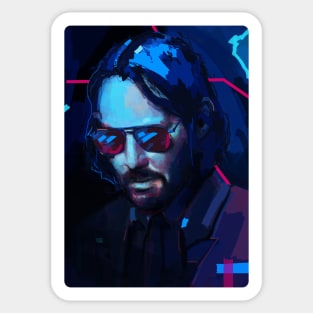 Keanu Reeves Cyberpunk Sticker